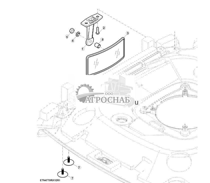 Зеркало заднего вида, внутреннее, кабина ( - 804100) - ST909789 997.jpg